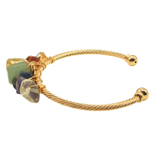 PULSERA 7 CHAKRAS GOLD