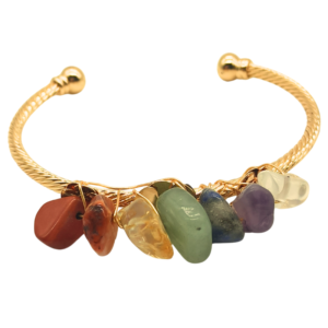 PULSERA 7 CHAKRAS GOLD